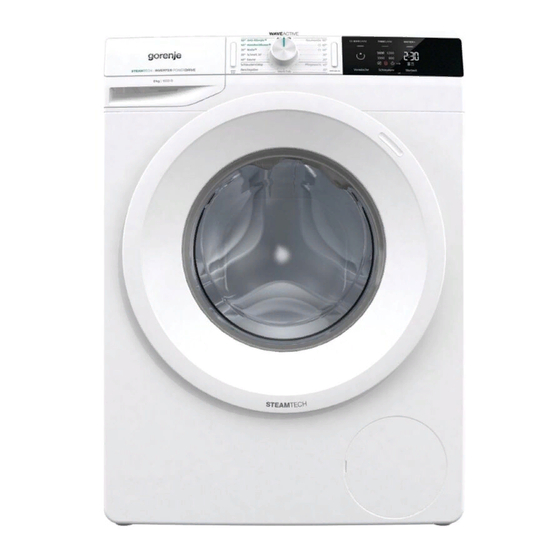 Gorenje WEI863PS Handbücher