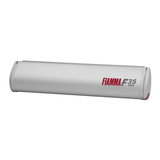 Fiamma F35 Pro Montage- Und Gebrauchsanleitung