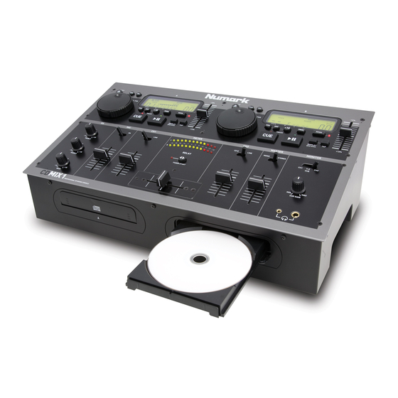 Numark CDMIX1 Schnellbedienungsanleitung