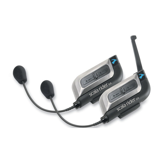 Cardo Scala Rider G4 Gebrauchsanleitung