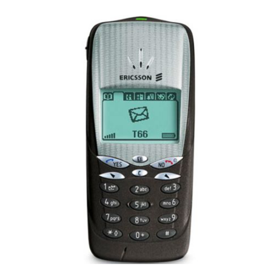 Ericsson T66m Handbuch