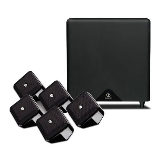 Boston Acoustics SoundWare XS Digital Cinema Bedienungsanleitung