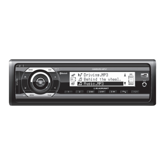 Blaupunkt Hamburg MP57 Bedienungsanleitung