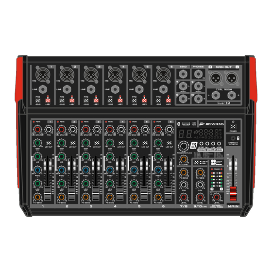 JB Systems LIVE-6 Bedienungsanleitung