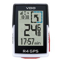 VDO Cyclecomputing R4 GPS Handbuch
