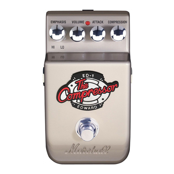 Marshall The Compressor Bedienungsanleitung