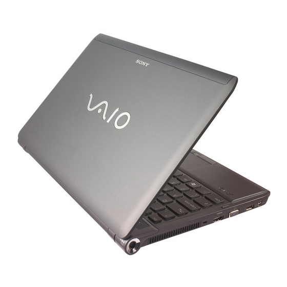 Sony VAIO VPCS11 SERIES Handbücher