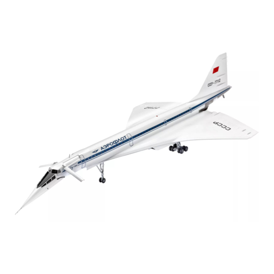 REVELL Tupolev Tu-144D Montageanleitung