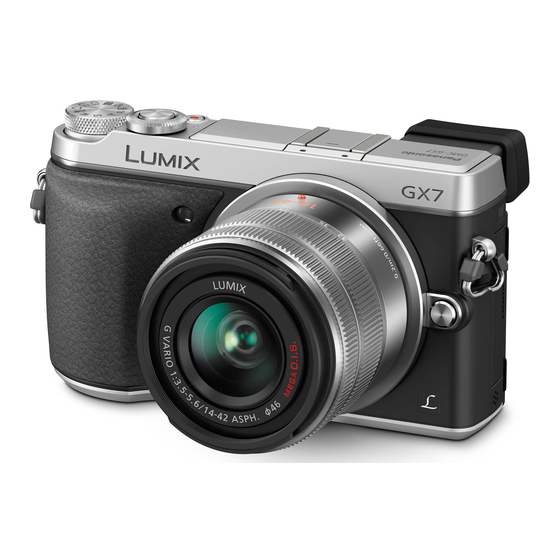 Panasonic Lumix DMC-GX7 Kurzanleitung