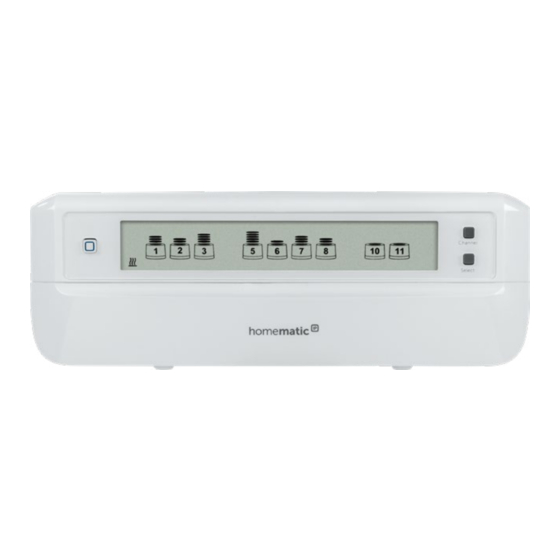 HomeMatic IP HmIP-FALMOT-C12 Installations- Und Bedienungsanleitung