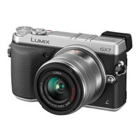 Panasonic Lumix DMC-GX7 Bedienungsanleitung Für Erweiterte Funktionen