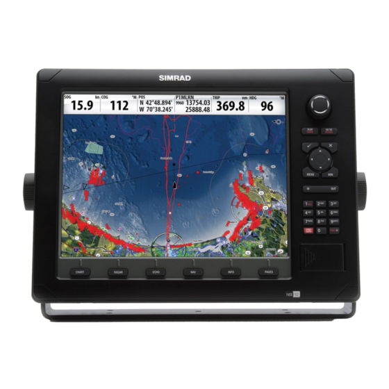 Simrad NSE8 Kurzbedienungsanleitung