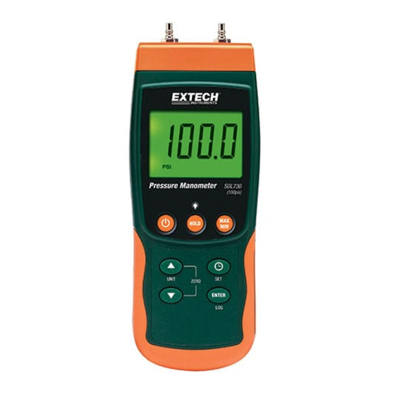Extech Instruments SDL730 Bedienungsanleitung