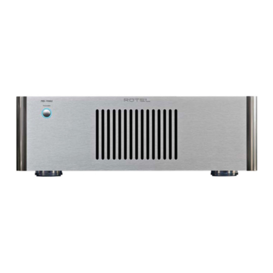 Rotel RB-1552MKII Bedienungsanleitung