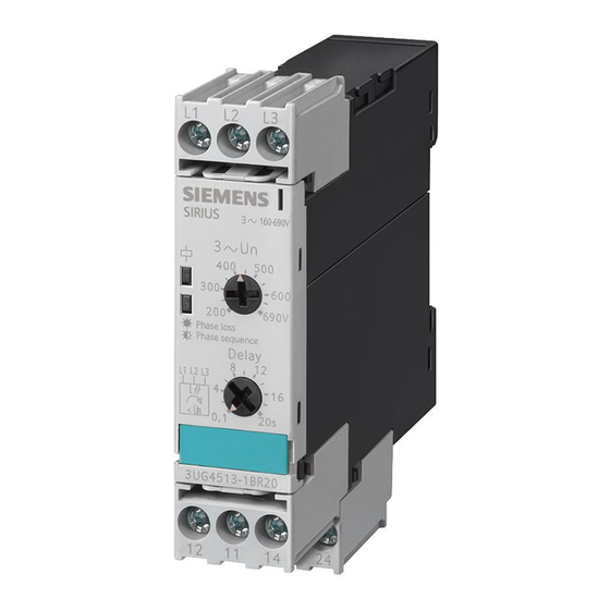 Siemens SIRIUS 3UG4 Gerätehandbuch