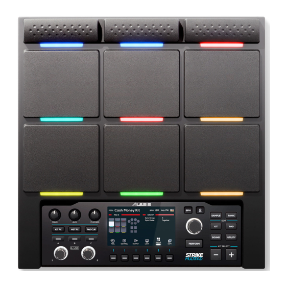 Alesis STRIKE MULTIPAD Schnellstartanleitung