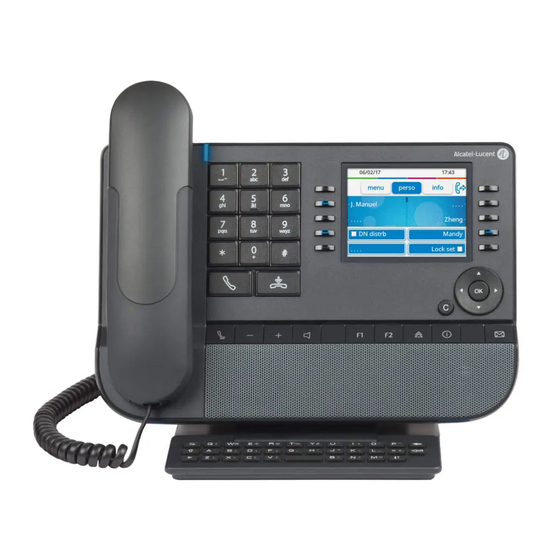 Alcatel-Lucent OXO Connect 8078s Benutzerhandbuch