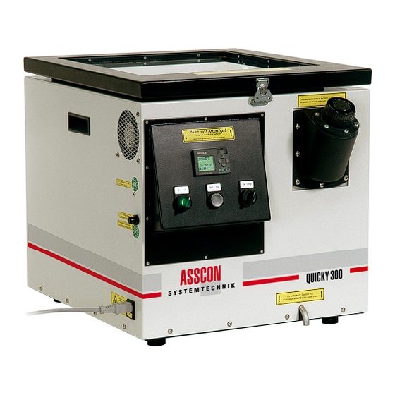 ASSCON Quicky 300 Bedienungsanleitung
