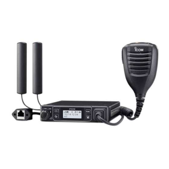 Icom IP501M Bedienungsanleitung