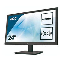 AOC E2475SWQE Bedienungsanleitung