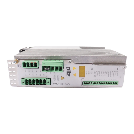 Pilz PMCtendo DD5 Installationshandbuch
