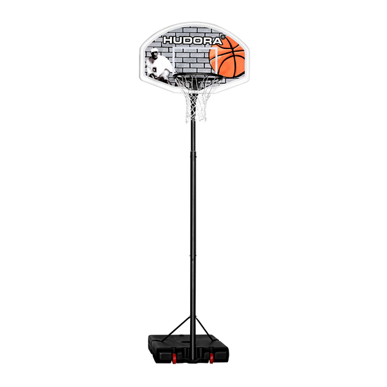 Hudora Basketballständer Pro XXL Gebrauchsanleitung