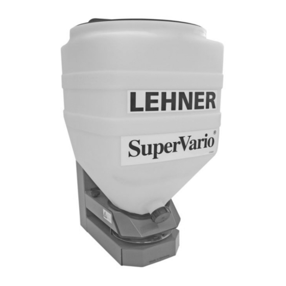 Lehner Super Vario Betriebsanleitung