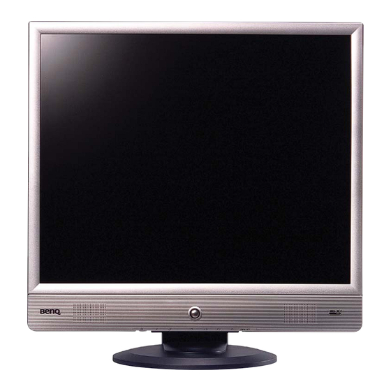 BenQ FP91E Benutzerhandbuch