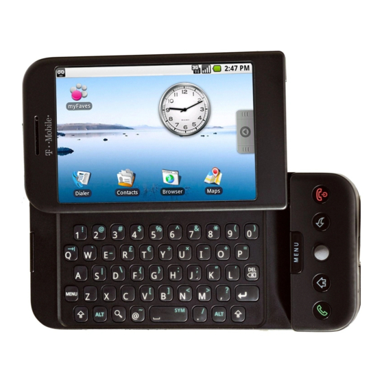 T-Mobile G1 Kurzbedienungsanleitung