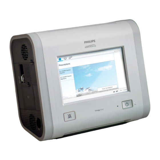 Philips Respironics Trilogy Evo Kurzanleitung