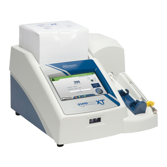 Advanced Instruments OsmoTECH XT Bedienungsanleitung
