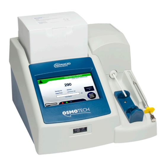 Advanced Instruments OsmoTECH Bedienungsanleitung