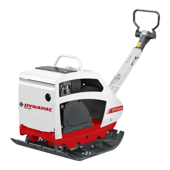 Dynapac DPR20DX Originalbetriebsanleitung