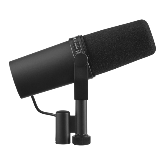 Shure SM7B Bedienungsanleitung