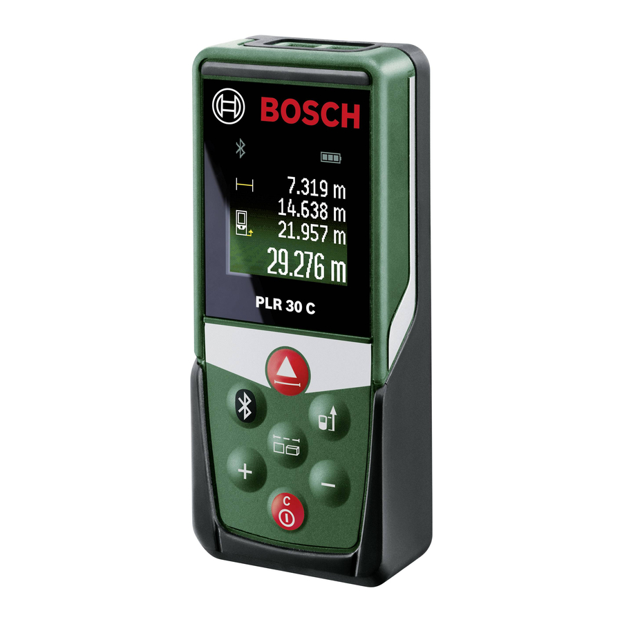 Bosch PLR 30 C Handbücher