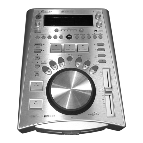 Omnitronic DJS-1200 Bedienungsanleitung