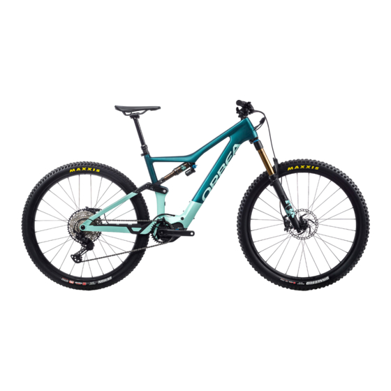 Orbea RISE Schnellstartanleitung