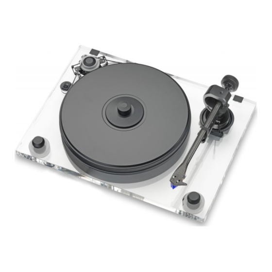 Pro-Ject PerspeX Bedienungsanleitung