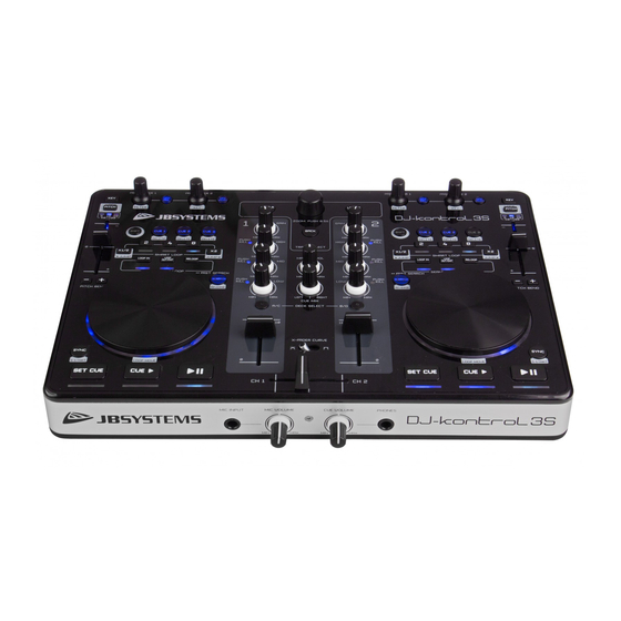 JB Systems Dj-Kontrol 3S Bedienungsanleitung