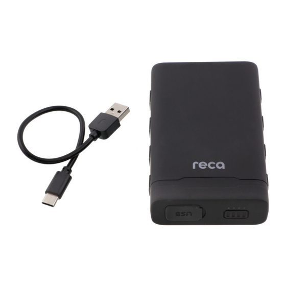 RECA Powerbank 10 PD Bedienungsanleitung