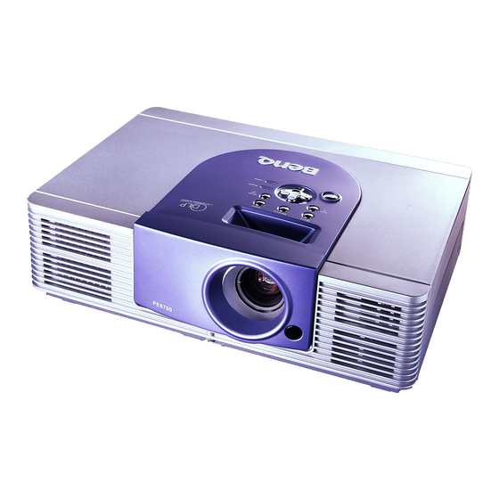 BenQ PE8700 Benutzerhandbuch