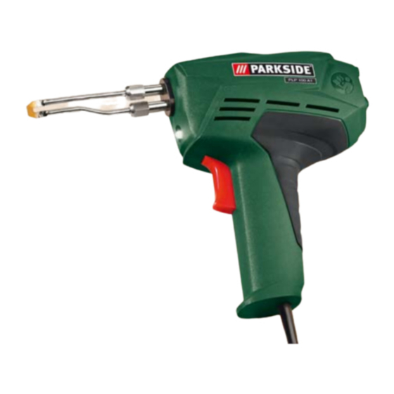 Parkside PLP 100 Bedienungs- Und Sicherheitshinweise