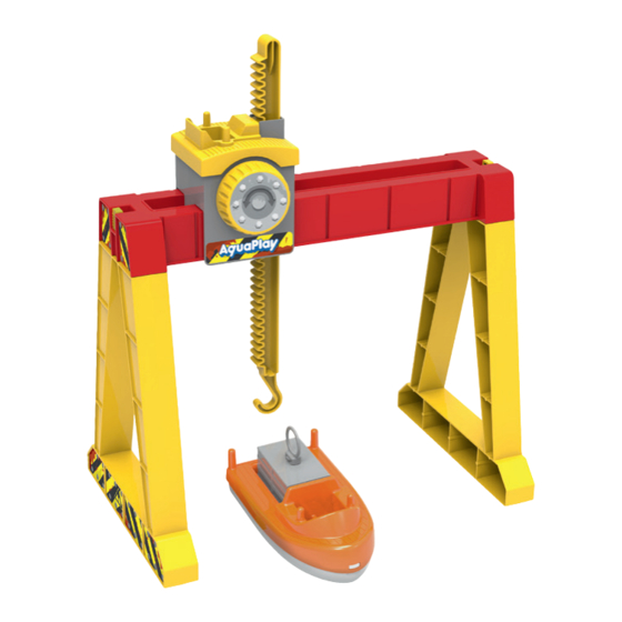 AquaPlay Container Crane Set 124 Bedienungsanleitung
