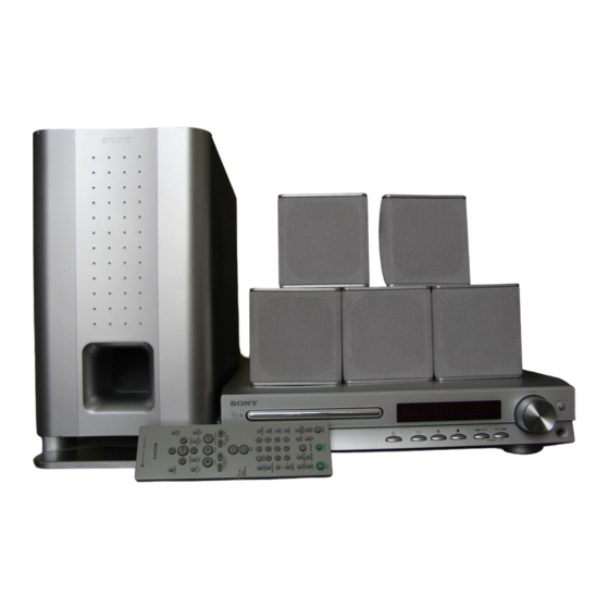 Sony DAV-EA20 Bedienungsanleitung