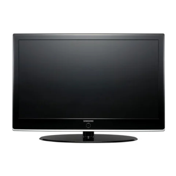 Samsung Mediaplayer LCD TV LE40M8 Bedienungsanleitung