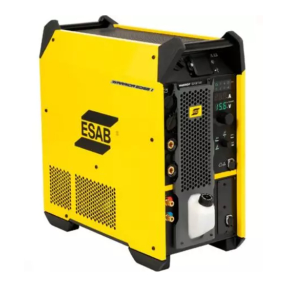 ESAB WARRIOR EDGE 500 Betriebsanweisung