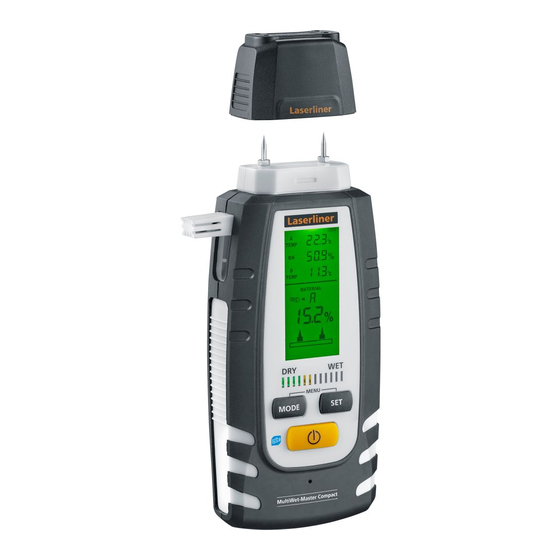 LaserLiner MultiWet-Master Compact Plus Bedienungsanleitung