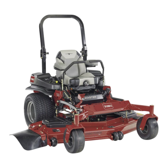 Toro Z Master Professional 6000 Serie Bedienungsanleitung