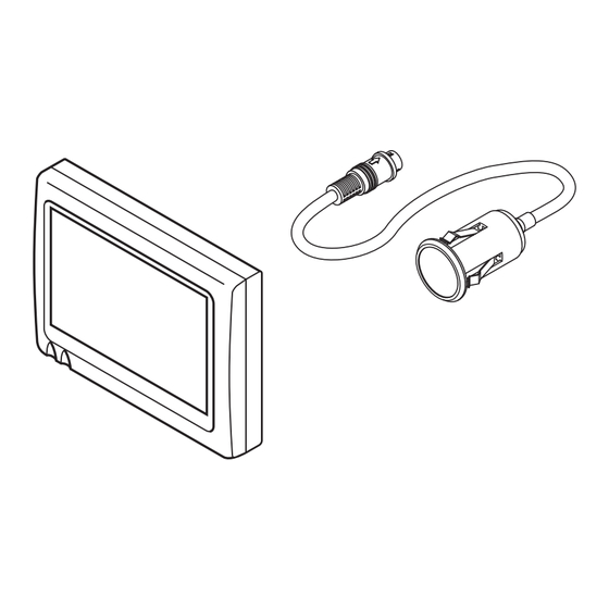 Waeco PerfectView LCD350 Montage- Und Bedienungsanleitung