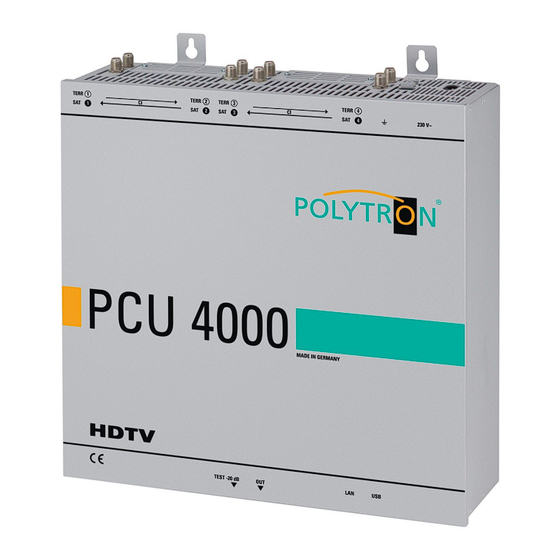 Polytron PCU 4000 Bedienungsanleitung